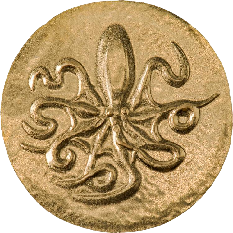 2022 Ancient Greece Octopus Syracuse 0.5 g .9999 Gold - CoinsTV