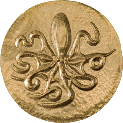 2022 Ancient Greece Octopus Syracuse 0.5 g .9999 Gold