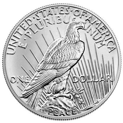 2021 Peace Silver Dollar Box OGP & COA