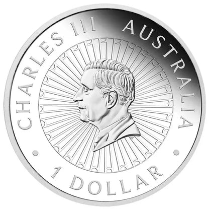 2024 Australia Great Southern Land Chrysoprase - 1 oz Silver Proof Coin - CoinsTV
