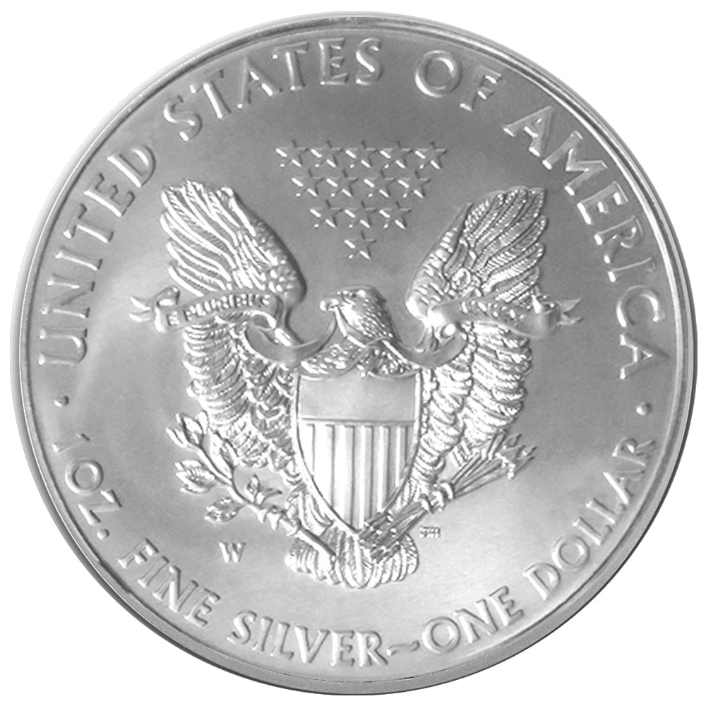 2011-W Burnished Silver Eagle Box with OGP & COA
