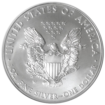 2011-W Burnished Silver Eagle Box with OGP & COA