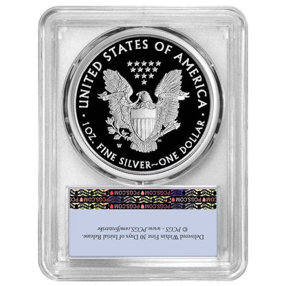 2021-W Silver Eagle Type 1 - Flag Label - PCGS PR69DCAM First Strike - CoinsTV
