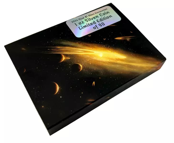 2024 Niue Alien Encounter 1 oz Silver Coin - NGC PF 70 UCAM Galaxy Label - CoinsTV