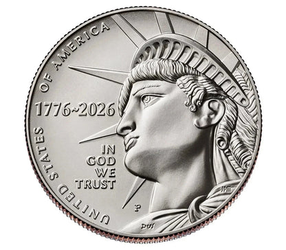 2026 Enduring Liberty Semiquincentennial Half Dollar - Original Bank-Wrapped Roll - CoinsTV