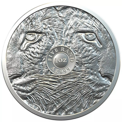 2020 South Africa 5 Rand Big 5 Leopard 1 oz Silver Coin - NGC MS 70 - CoinsTV