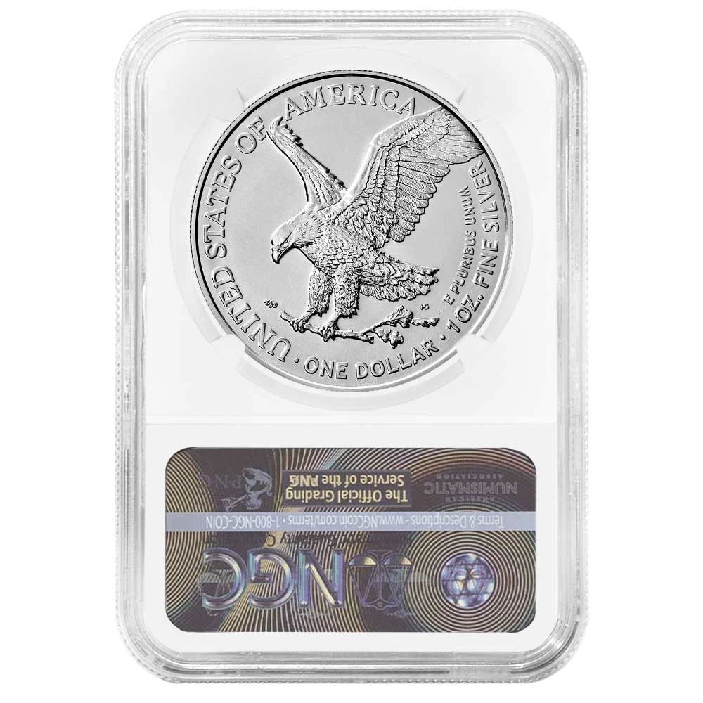 2021 Silver Eagle Type 2 - NGC MS70 FDI First Label