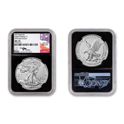 2021 Silver Eagle Type 2 Scarce and Unique Coin Division 3pc Set - CoinsTV