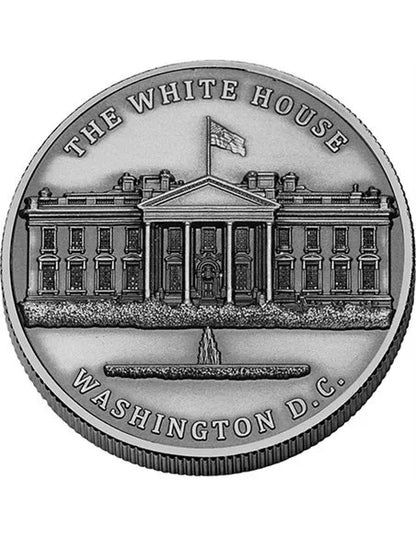 2024 Niue The White House UHR Antiqued 1 oz Silver Coin - CoinsTV