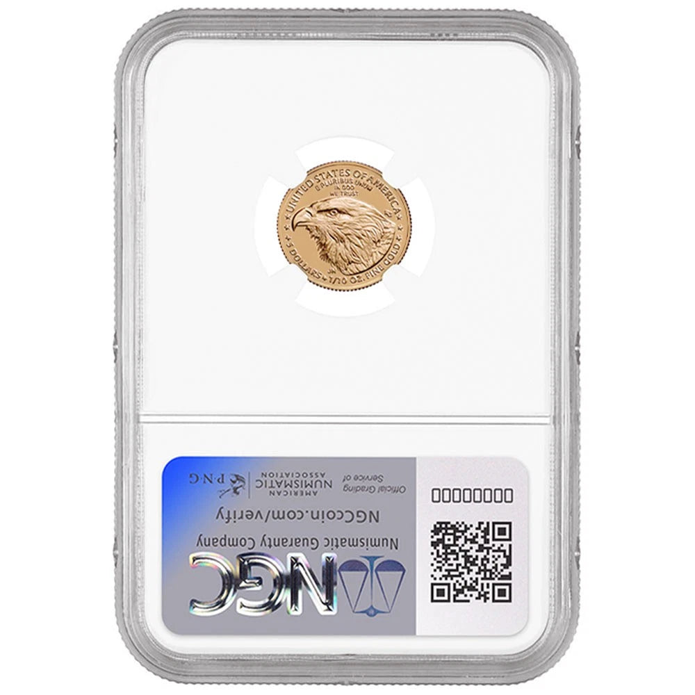 2026 $5 Gold Eagle 1/10 oz Gold - NGC MS70 Brown Label