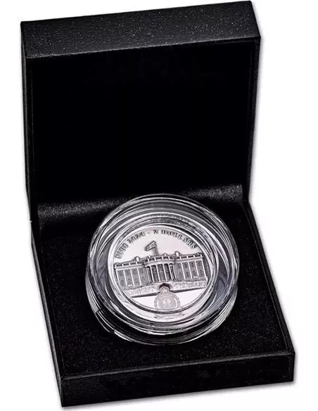 2024 Niue The White House UHR Antiqued 1 oz Silver Coin - CoinsTV