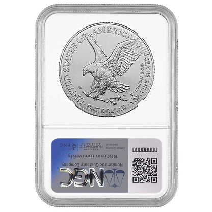 2026 Silver Eagle - NGC MS70 Flag Label