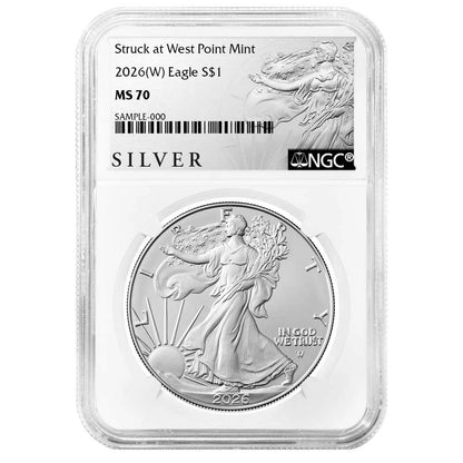 2026(W) Silver Eagle - NGC MS70 ALS Label