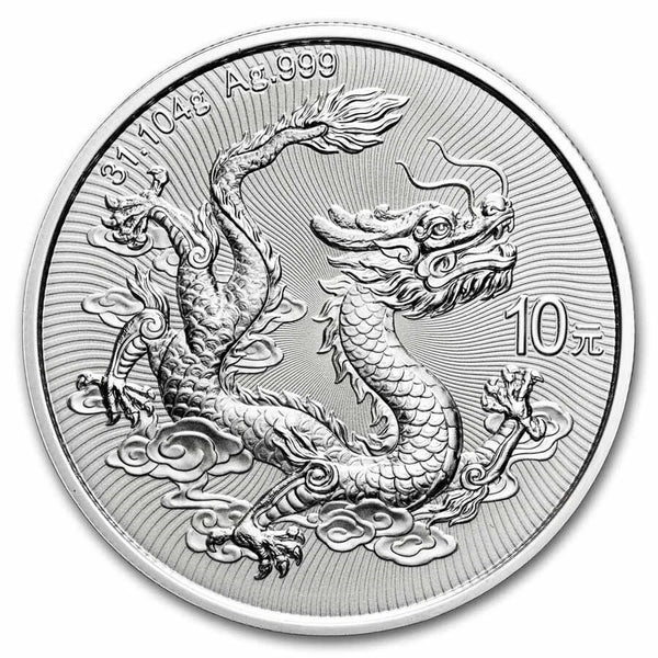 2025 First Ever China Dragon BU 1 oz Silver Coin | CoinsTV
