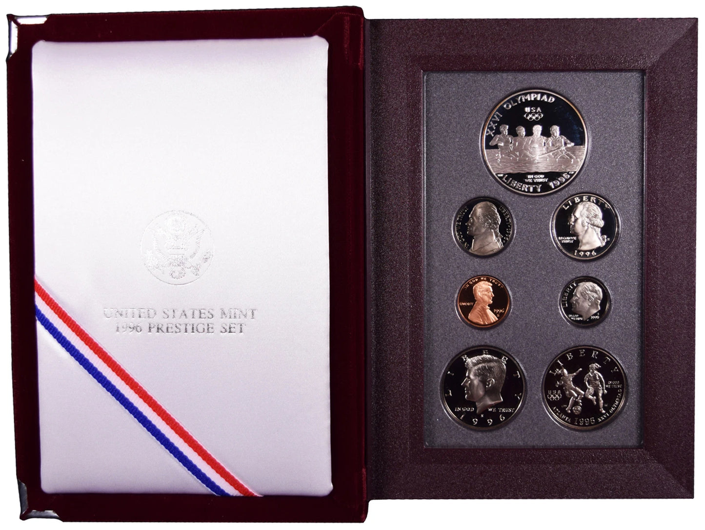 1996 US Prestige Proof Set - 7 Coins - CoinsTV