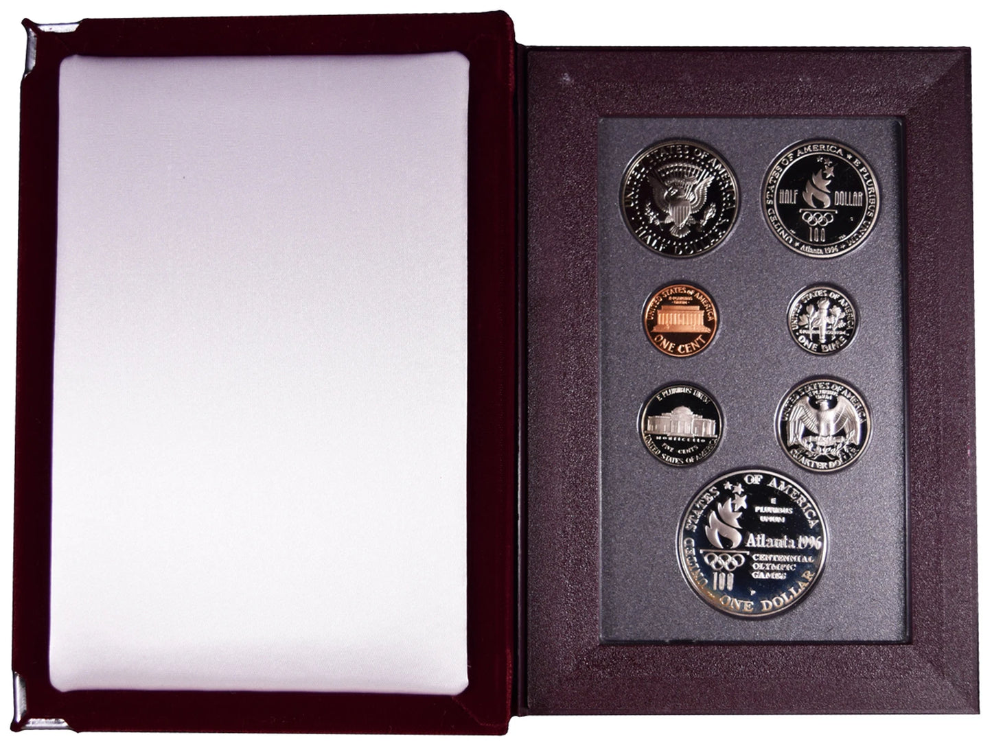 1996 US Prestige Proof Set - 7 Coins - CoinsTV