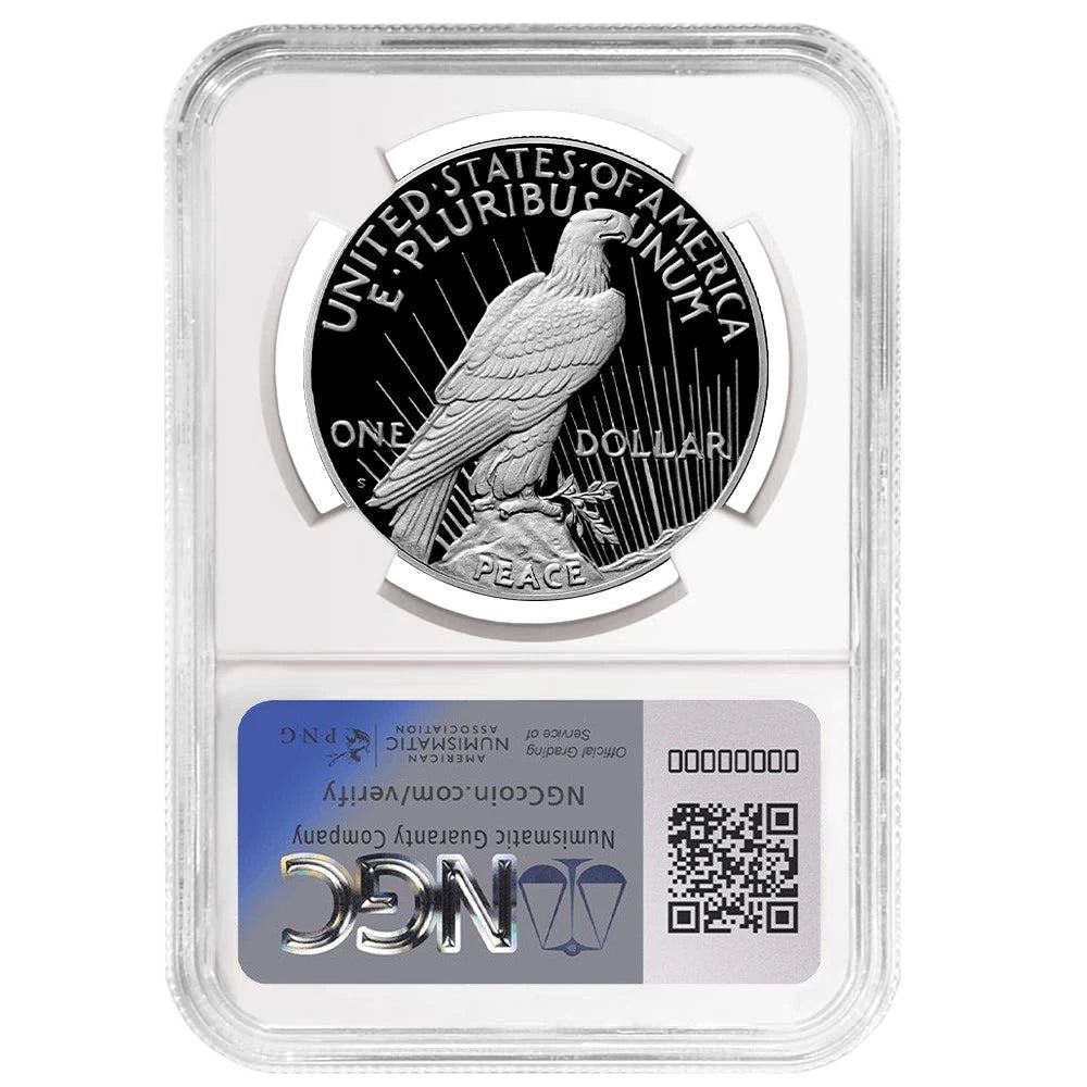 2023-S Peace Silver Dollar - NGCX PF10UC Peace X Label - CoinsTV