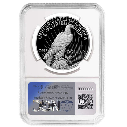 2023-S Peace Silver Dollar - NGCX PF10UC Peace X Label - CoinsTV