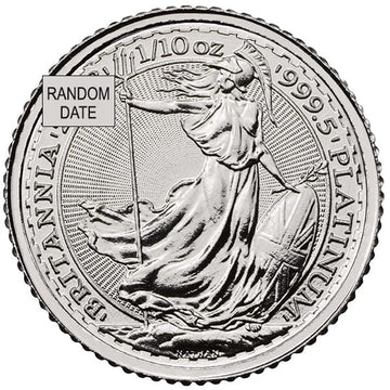 Britannia 1/10 oz Platinum Coin - Random Year