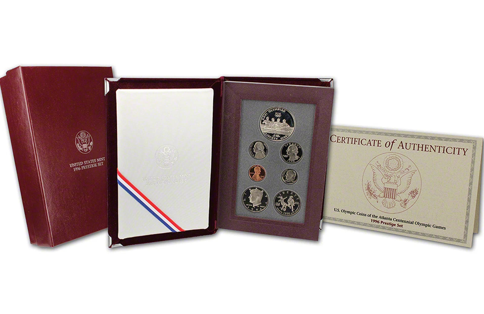 1996 US Prestige Proof Set - 7 Coins - CoinsTV