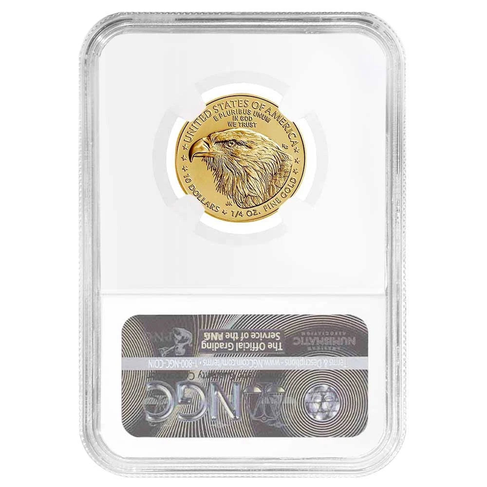 2023 $10 Gold Eagle 1/4 oz Gold - NGC MS70 ALS Label