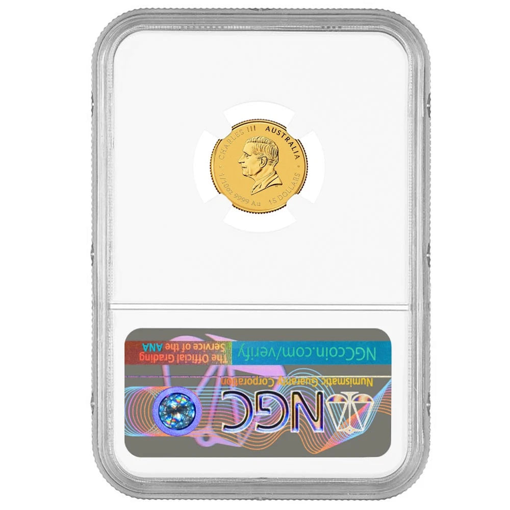 2026 $15 Australia Lunar Year of the Horse 1/10 oz Gold - NGC MS70 Australia Label - CoinsTV