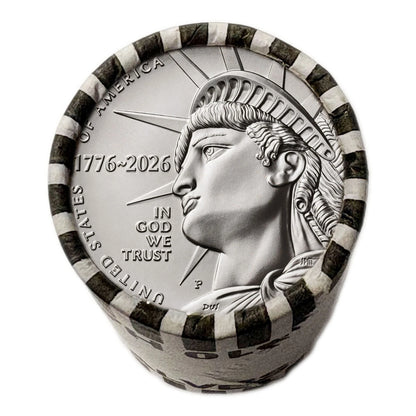2026-P Enduring Liberty Semiquincentennial Half Dollar - Original Bank-Wrapped Roll