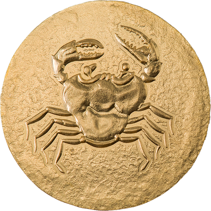 2022 Ancient Greece Crab Akragas  0.5 g .9999 Gold - CoinsTV