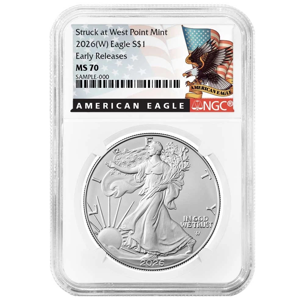 2026(W) Silver Eagle - NGC MS70 ER Black Label
