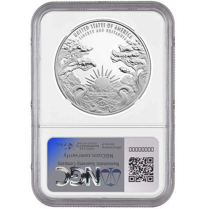 2024-P Proof Liberty & Britannia Silver Medal 1 oz Silver - NGC PF70UC FDI Great Britain Label