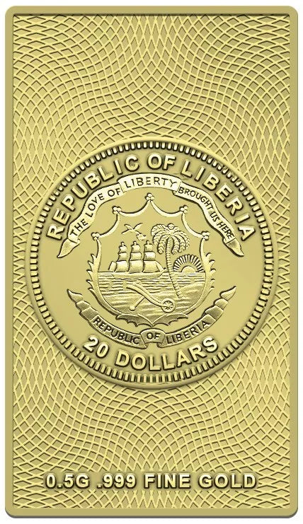 2024 Liberia I Want to Believe UFO 0.5g Gold Coin - CoinsTV