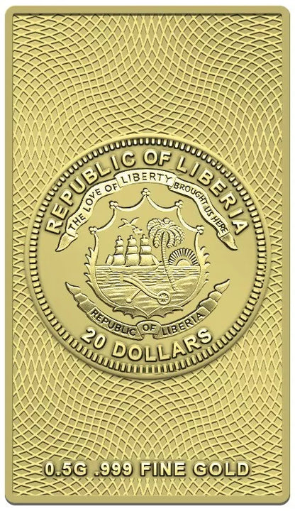 2024 Liberia I Want to Believe UFO 0.5g Gold Coin - CoinsTV