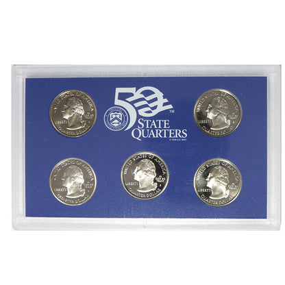 2001-S U.S. Clad State Quarters Proof Set - CoinsTV