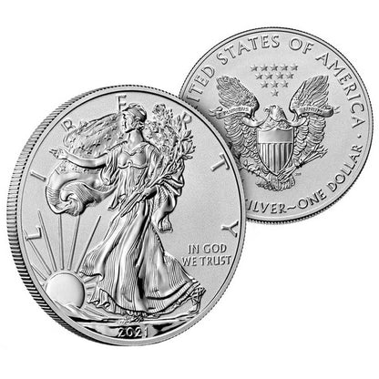 2021 American Eagle Silver Reverse Proof - Designer Edition 2 pc Set - OGP