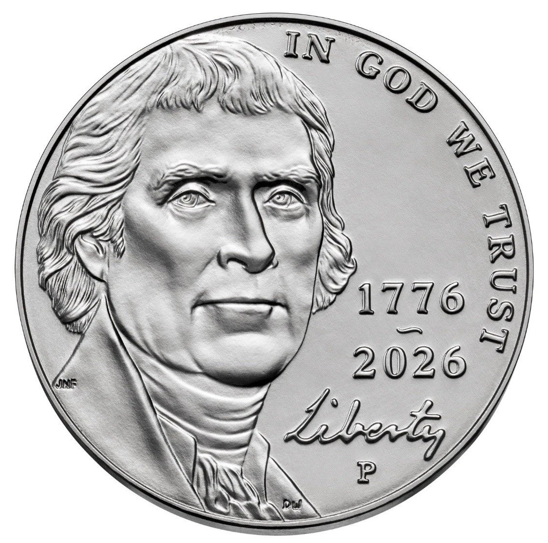 2026 P&D Semiquincentennial Jefferson Nickels - ICG MS67 FS Initial Release