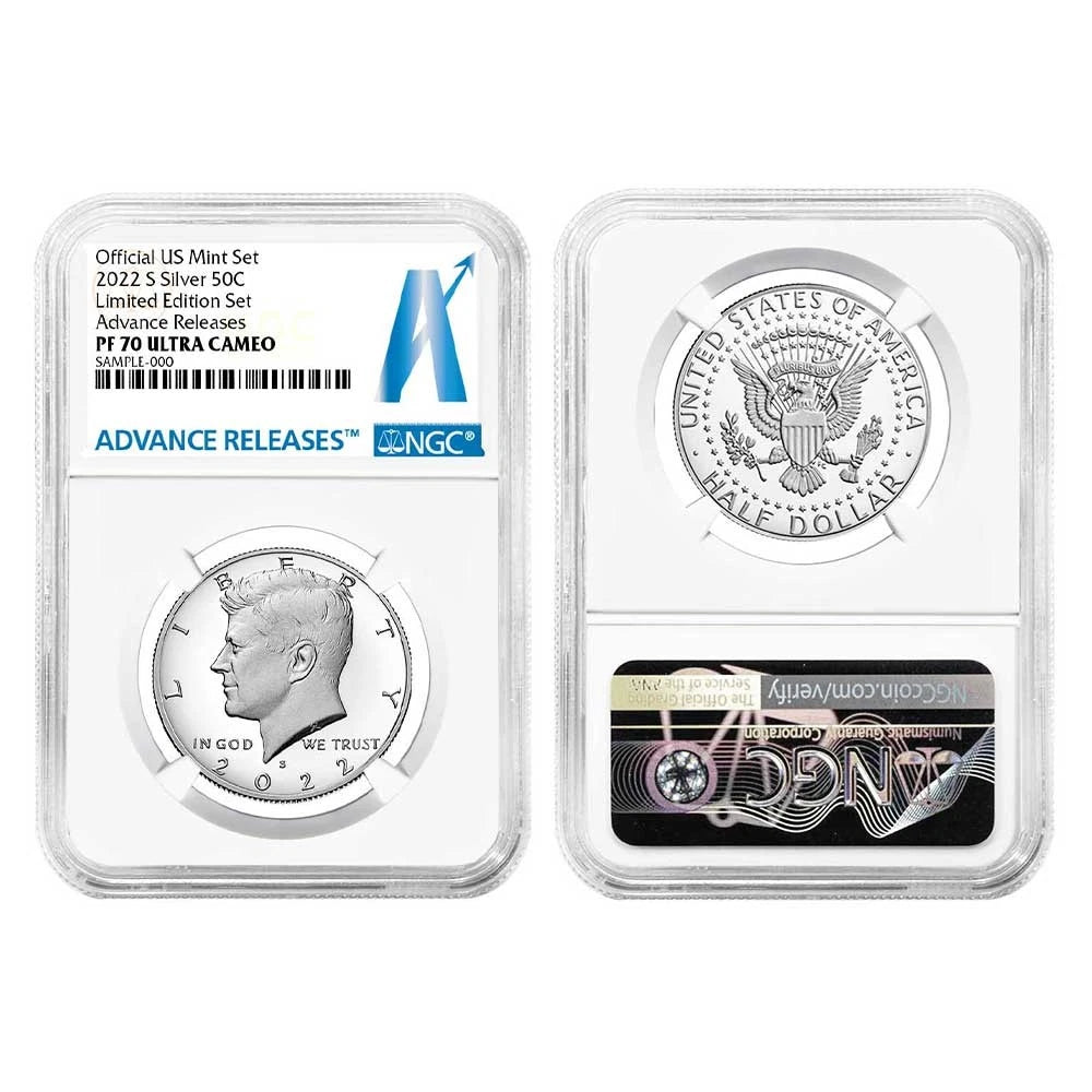 2022-S Limited Edition Silver Proof 8pc Set - NGC PF70UC AR Advance Releases Label