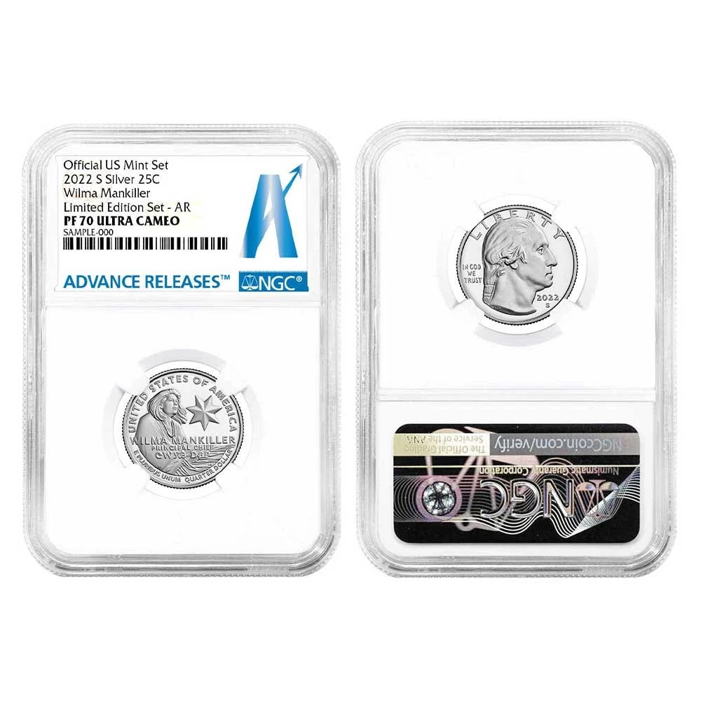 2022-S Limited Edition Silver Proof 8pc Set - NGC PF70UC AR Advance Releases Label