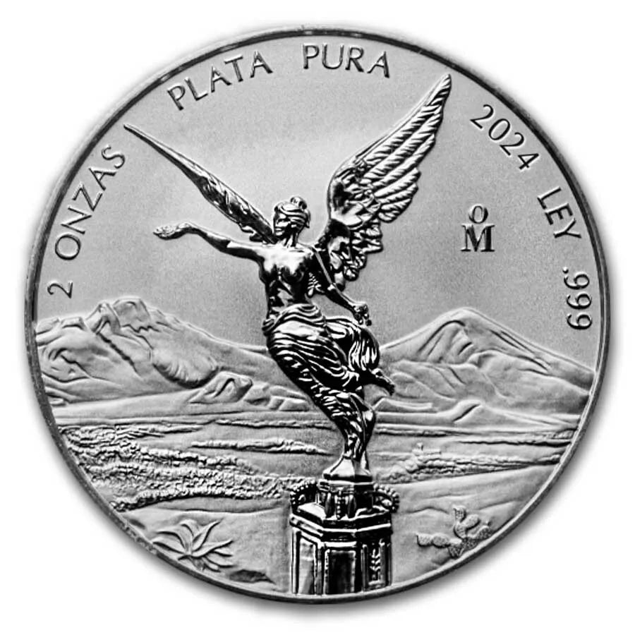 2024 Mexico 2 oz Silver Reverse Proof Libertad - CoinsTV