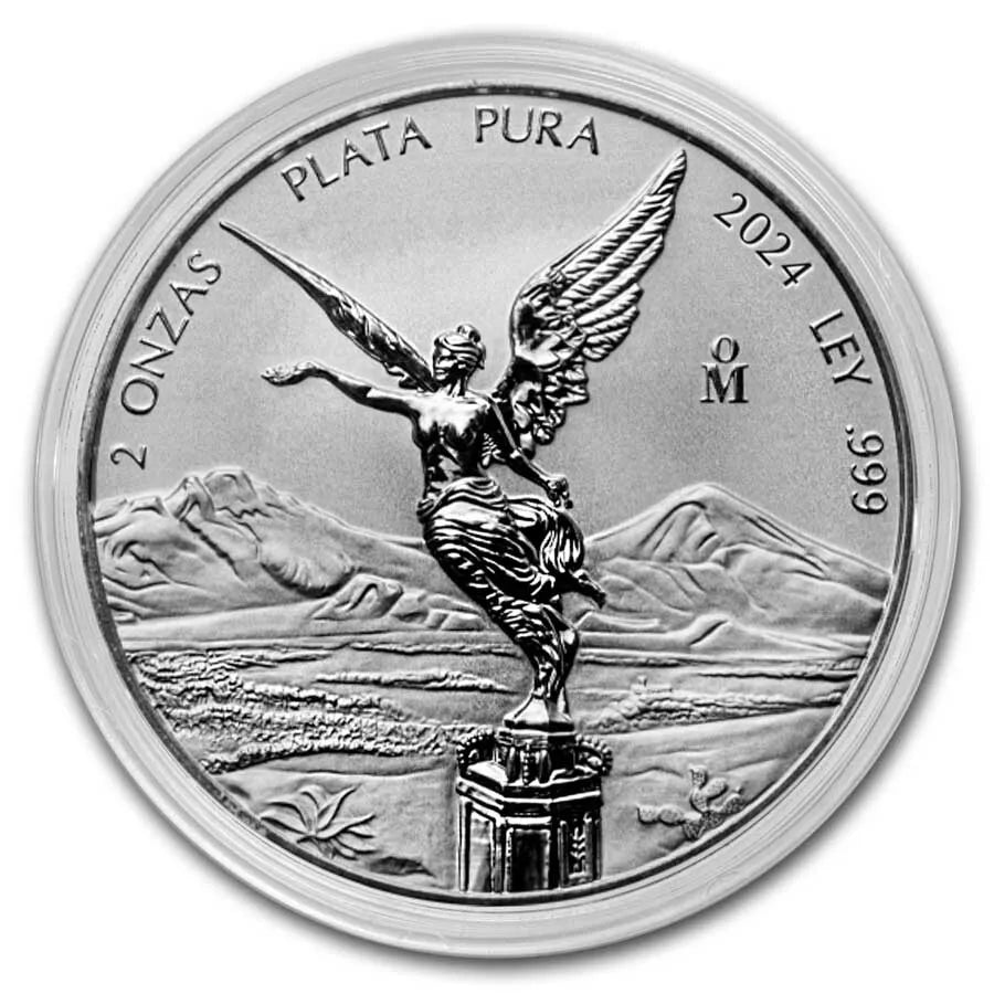 2024 Mexico 2 oz Silver Reverse Proof Libertad - CoinsTV