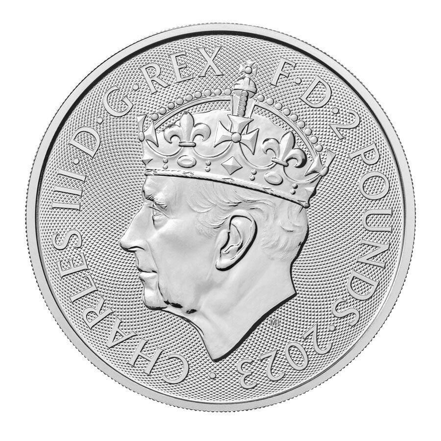 2023 1 oz Great Britain The Crowning of His Majesty King Charles III Britannia - CoinsTV