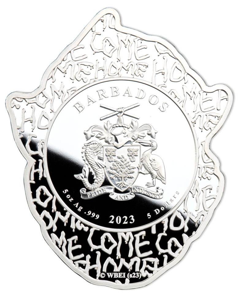 2023 Barbados Pennywise 5 oz Silver Coin - CoinsTV