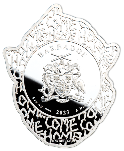 2023 Barbados Pennywise 5 oz Silver Coin - CoinsTV
