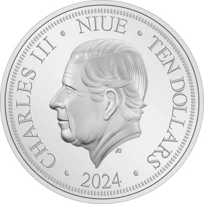 2024 Niue Disney Lunar Happy Year of the Dragon - 3 oz Silver Coin - CoinsTV