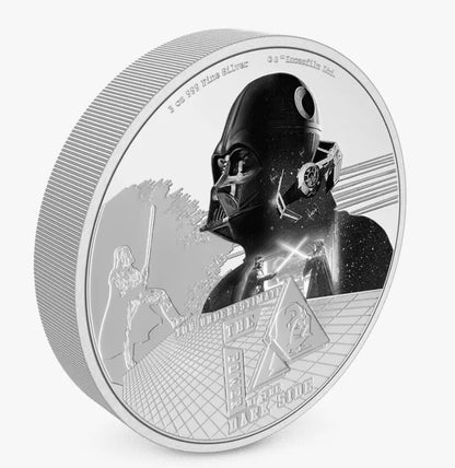 2023 Star Wars - Darth Vader 3 oz Silver - CoinsTV