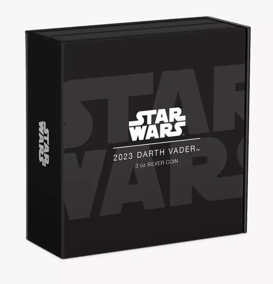 2023 Star Wars - Darth Vader 3 oz Silver - CoinsTV