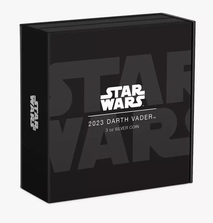 2023 Star Wars - Darth Vader 3 oz Silver - CoinsTV