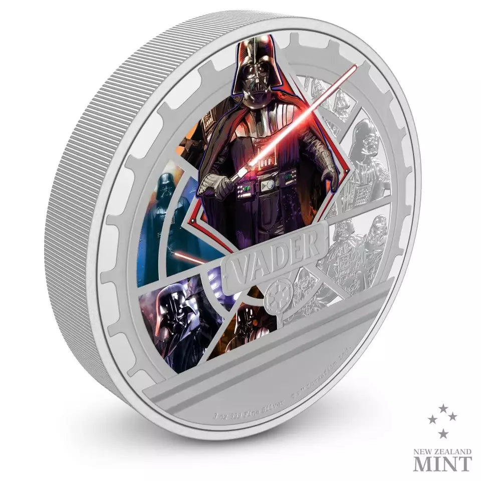 2023 Niue Star Wars Classic Darth Vader 3 oz Silver - CoinsTV