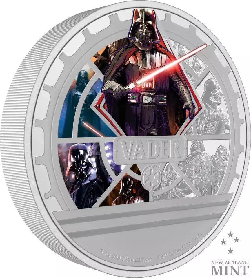 2023 Niue Star Wars Classic Darth Vader 3 oz Silver - CoinsTV