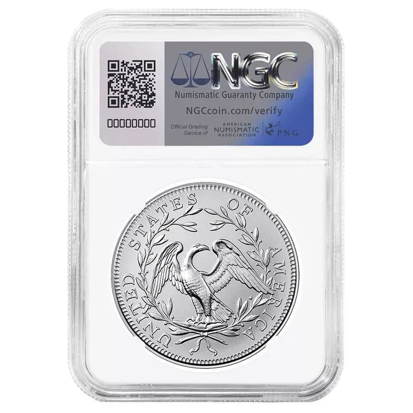 2024 230th Anniversary Flowing Hair Silver Medal - First Day of Issue & IGWT Label - NGC MS70 - CoinsTV