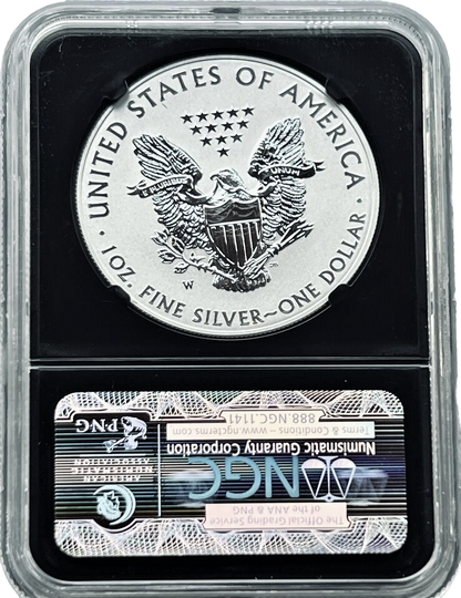 2013 W Silver Dollar Eagle - Reverse Proof/Early Release - NGC PF70